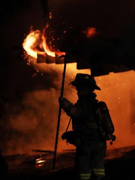 33 Hillside Ave. Structure Fire, October 2014, Photo by Frank Becera