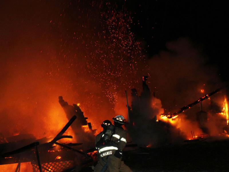 33 Hillside Ave. Structure Fire, October 2014, Photo by Frank Becera