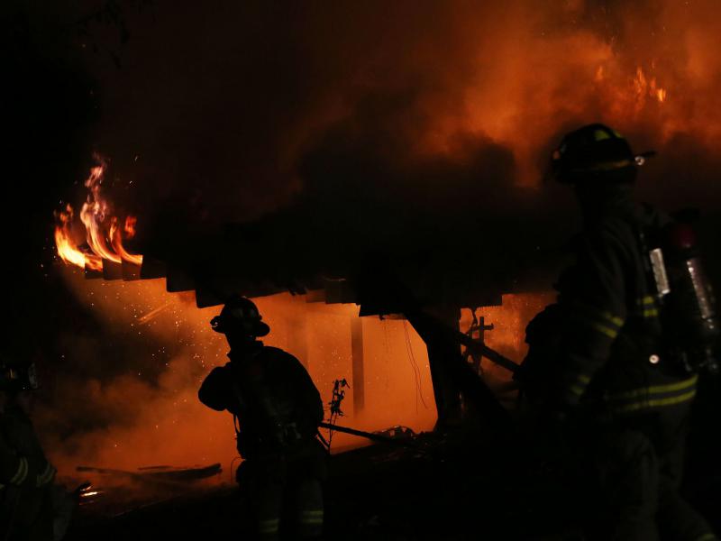 33 Hillside Ave. Structure Fire, October 2014, Photo by Frank Becera