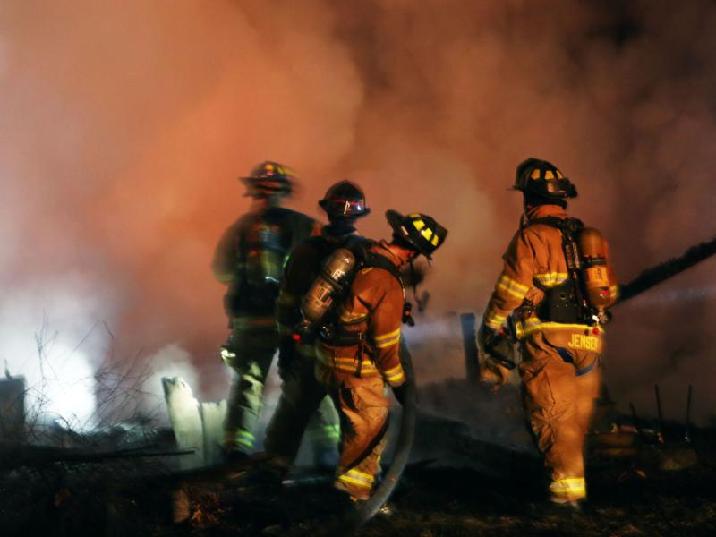 33 Hillside Ave. Structure Fire, October 2014, Photo by Frank Becera