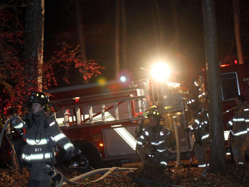 33 Hillside Ave. Structure Fire, October 2014, Photo by Frank Becera