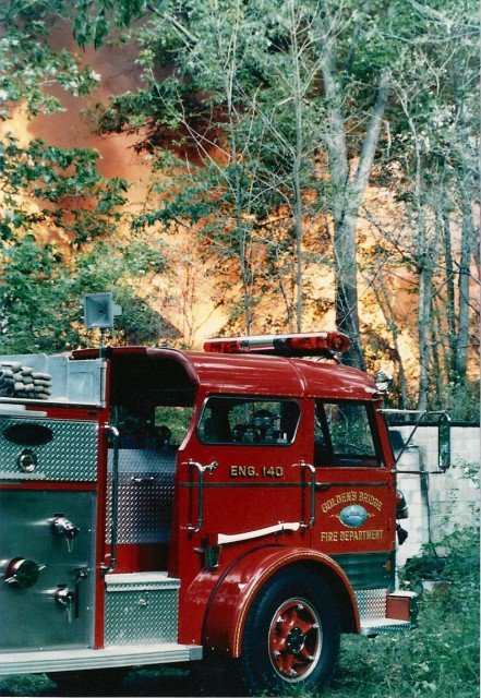 House fire. 1984 Engine 140.