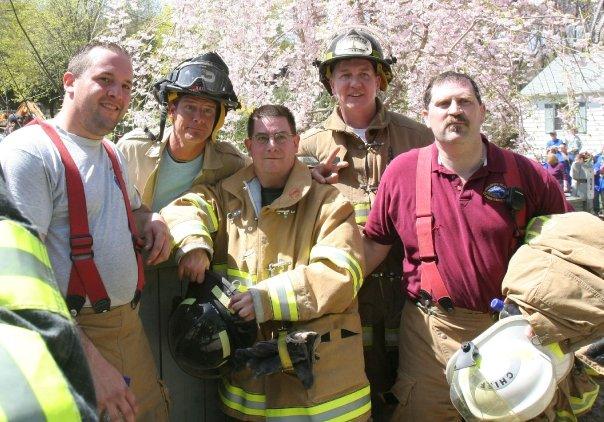 Members Walter Hughes, Brian Lynch, Mark Tapia, Rob Fox on Extreme Makeover